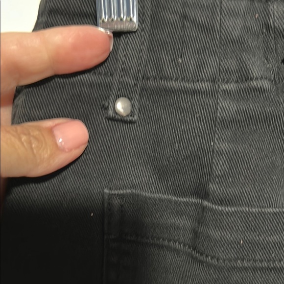 Gap Black High-Waisted Button-Fly Wide Leg Pants - Picture 7 of 13